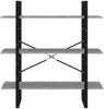 Bücherregal Grau Sonoma 100 x 30 x 105 cm Holzwerkstoff [821322] Bild 5