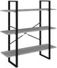 Bücherregal Grau Sonoma 100 x 30 x 105 cm Holzwerkstoff [821322] Bild 2