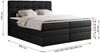Boxspringbett, Polsterbett, Bett, Schlafzimmer - ERNI-KING - 160x200cm - Schwarz Kunstleder - H3 Bild 5
