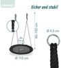 Relaxdays Nestschaukel 110 cm Bild 5