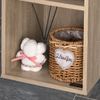 Casaria Bücherregal mit 4 offenen Fächern, Eiche, 106x30x30 cm Bild 5