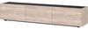 Lowboard >CANTORIA< 3 Klappen, Castello-Eiche-Dekor / Schwarz - 184x48x40cm (BxHxT) Bild 4