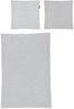 Irisette Easy Soft-Seersucker Bettwäsche 155x220 Melange silber weiß 8514-11 Bild 3