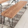 Wohnling Esszimmer Sitzbank ,Landaus Stil, Massiv-Holz, Akazie, 120 x 45 x 40 cm Bild 3