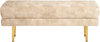 Bank ROSEVILLE Beige Samtstoff Bild 4