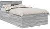 vidaXL Bettrahmen Graues Sonoma 120 x 190 cm Holzwerkstoff 3408597 Bild 2