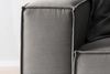 KAWOLA Sofa CARMO 3-Sitzer Feincord anthrazit 68 x 118 x 306 cm Bild 4
