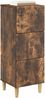 vidaXL Schubladenschrank Geräucherte Eiche 33 x 34,5 x 90 cm 894620 Bild 2