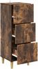 vidaXL Schubladenschrank Geräucherte Eiche 33 x 34,5 x 90 cm 894620 Bild 3