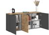 OTTO home Sideboard ISEO, Kommode, Schrank, Sideboard, Lowboard, 6 Fächer, Breite 150 cm (1 St), stehend/hängend, 3 Türen, 6 Fächer, Breite 150 cm Bild 4