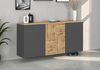 OTTO home Sideboard ISEO, Kommode, Schrank, Sideboard, Lowboard, 6 Fächer, Breite 150 cm (1 St), stehend/hängend, 3 Türen, 6 Fächer, Breite 150 cm Bild 2
