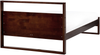 Bett mit Lattenrost Kiefernholz GIULIA 120 x 200 cm Dunkelbraun Bild 5