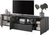 TV-Lowboard >Sean< in Anthrazit, - 226x55x40 cm (BxHxT) Bild 3