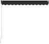vidaXL Markise Manuell Einziehbar mit LED 350x250 cm Anthrazit 3051244 Bild 5