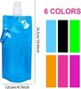 FELIXLEO Trinkflasche 6er Set 500ML Faltbare Trinkflaschen, Wiederverwendbar. Bild 2