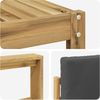 vidaXL Outdoor-Sofagarnitur 6 pcs Weiß und Anthrazit Polyester 3388021 Bild 5