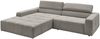 KAWOLA Sofa RENO Ecksofa Feincord grau Longchair links 68 x 217 x 258 cm Bild 4