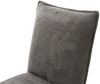 Drehstuhl Lelio-Flex Bouclé Soft Schlamm Kreuzgestell breit Weiß 360° drehbar Wippfunktion Taschenfederkern Bild 4