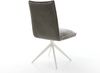 Drehstuhl Lelio-Flex Bouclé Soft Schlamm Kreuzgestell breit Weiß 360° drehbar Wippfunktion Taschenfederkern Bild 5