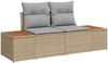 vidaXL Garten-Sofa-Set mit Speicher 10 pcs Beige Poly Rattan 3358839 Bild 4