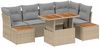 vidaXL Garten-Sofa-Set mit Speicher 10 pcs Beige Poly Rattan 3358839 Bild 2
