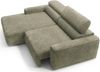 Selsey 'Fando' Ecksofa mit elektrischem Sitzauszug, Ottomane links, Chenille Salbeigrün Bild 4