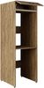 Roomart Waschmaschinenschrank SERIE DUO-II- Überbauschrank für Waschmaschine & Trockner – Platzsparender Waschturm-Schrank • Eiche Bild 5