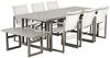 Gartenesstisch Vevi aus Aluminium, modern, beige, für 6–8 Personen, 230x95 cm Bild 4