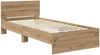 vidaXL Bettrahmen Artisan-Eiche 100 x 200 cm Holzwerkstoff 885788 Bild 5