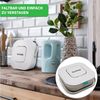 YourCasa Biomülleimer YourCasa® Biomülleimer Küche klein 4L nachhaltig mit Akivkohlefilter, Fassungsvermögen 4L, nachhaltige Materialien Bild 4