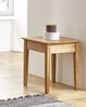 Beistelltisch >54351< in eiche, Massivholz - 43 x 42 x 30 cm (BxHxT) Bild 3
