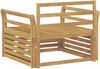 vidaXL Outdoor-Sofa Massivholz Akazie Weiß 3439136 Bild 5