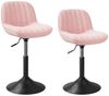 HOMALL Barhocker Höhenverstellbarer, um 360° drehbarer Friseurstuhl Drehstühle (1 St/2 St Barhocker und Schminkstuihle mit doppelter Polsterung, geeignet fur Schminktische, Schlafzimmer, Arbeitszimmer und Esszimmer) Bild 2