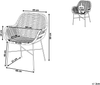Rattanstuhl braun CANORA Bild 2
