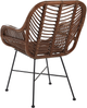 Rattanstuhl braun CANORA Bild 4