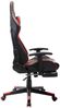 vidaXL Gaming-Stuhl mit Fußstütze Schwarz und Rot Kunstleder [20511] Bild 3