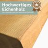 Massivholz Wohnzimmertisch mit Baumkante RAGNAR - 200x100cm, Eichenholz, T-Spider Gestell | Esstisch Holz Küchentisch Esszimmertisch Bild 4