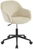 Vente-unique - MARENZIA Office chair StoffSamt Beige - B 64 cm x H 87 cm77 cm x L 58 cm Bild 3
