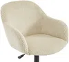 Vente-unique - MARENZIA Office chair StoffSamt Beige - B 64 cm x H 87 cm77 cm x L 58 cm Bild 5