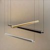s.luce Ranya LED Up & Down Pendelleuchte mit Glas-Cover & Fernbedienung Schwarz, Klar 130cm Bild 5