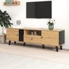 TV-Schrank 170cm×40cm×50,5 cm aus Holz und Schwarzdesign – eleganter TV-Ständer mit Stauraum Bild 4