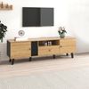 TV-Schrank 170cm×40cm×50,5 cm aus Holz und Schwarzdesign – eleganter TV-Ständer mit Stauraum Bild 3