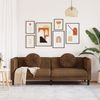 vidaXL 3-Sitzer Sofa mit Kissen Braun Kunstleder Wildleder-Optik 372651 Bild 3