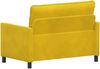vidaXL Sofa Gelb 126 x 81 x 87,5 cm Samt 42028803 Bild 5