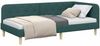vidaXL Eckbettgestell Dunkelgrün 90 x 200 cm Stoff 42016573 Bild 3