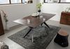 Esstisch Akazie 220x100x76 braun lackiert Beine anthrazit matt SWISS EDGE #41 Bild 2