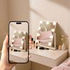 Nettlife Schminkspiegel mit Licht Spiegel 3 Farben USB Touch-Steuerung Hollywood (1-St), Schlafzimmer, Wohnzimmer Bild 2