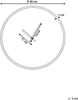 Wanduhr LUCENS 40 cm Schwarz Bild 2