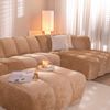 Bronx71 Ecksofa Luca XL Chenille peach rechts Bild 4