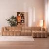 Bronx71 Ecksofa Luca XL Chenille peach rechts Bild 3
